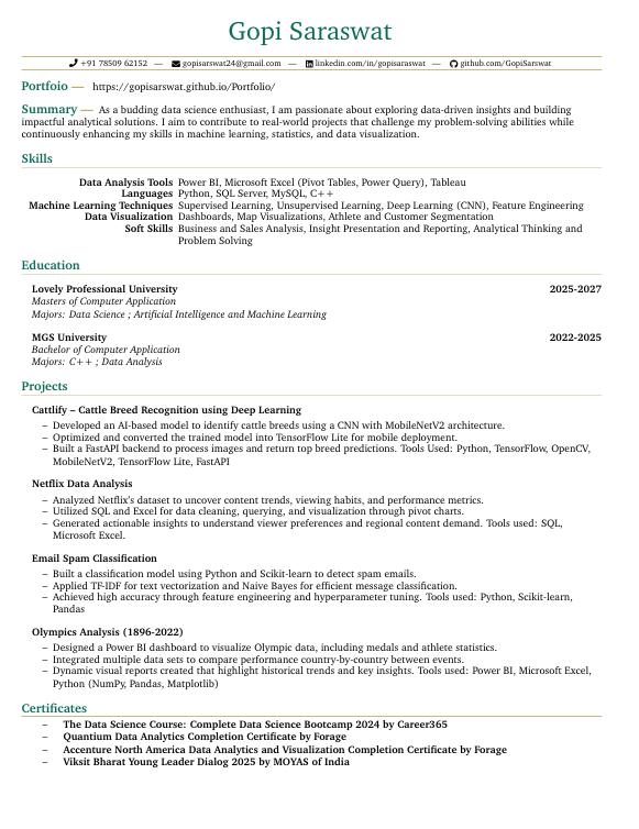 My Resume