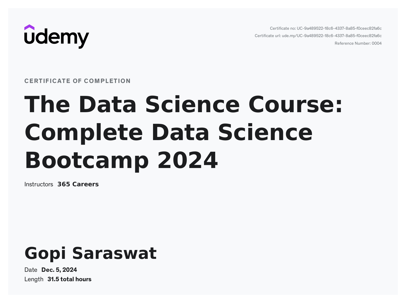 Data Science Bootcamp